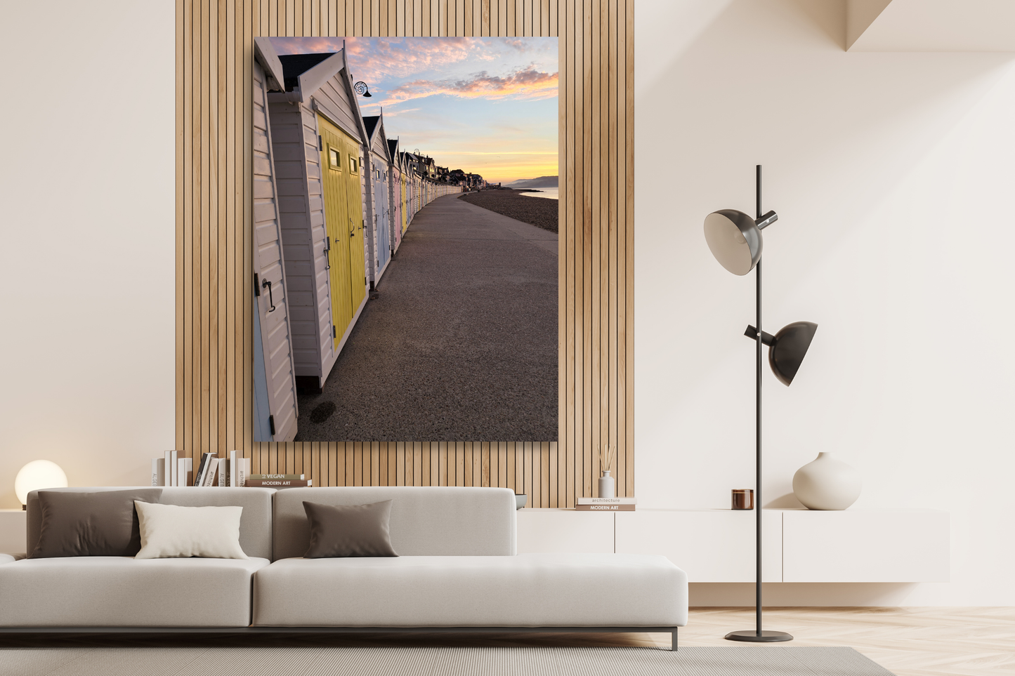 Seaside Beach Huts Line Up