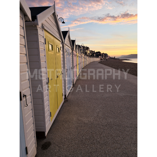 Seaside Beach Huts Line Up