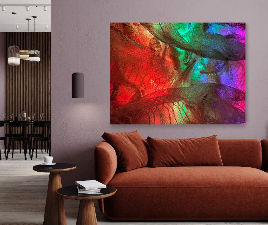 Neon Shedded Snakeskin Series #4