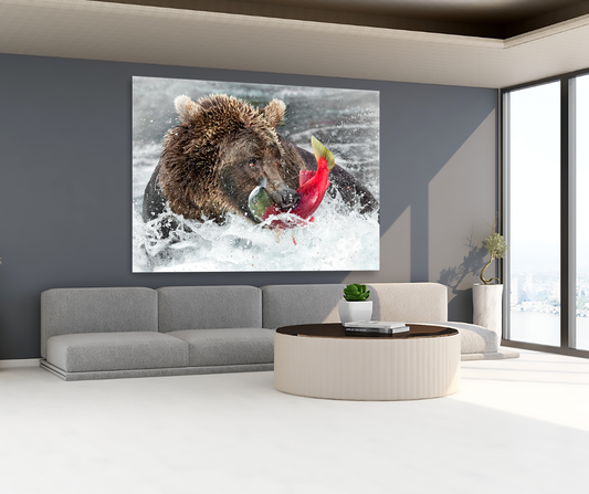 Bear with Fish