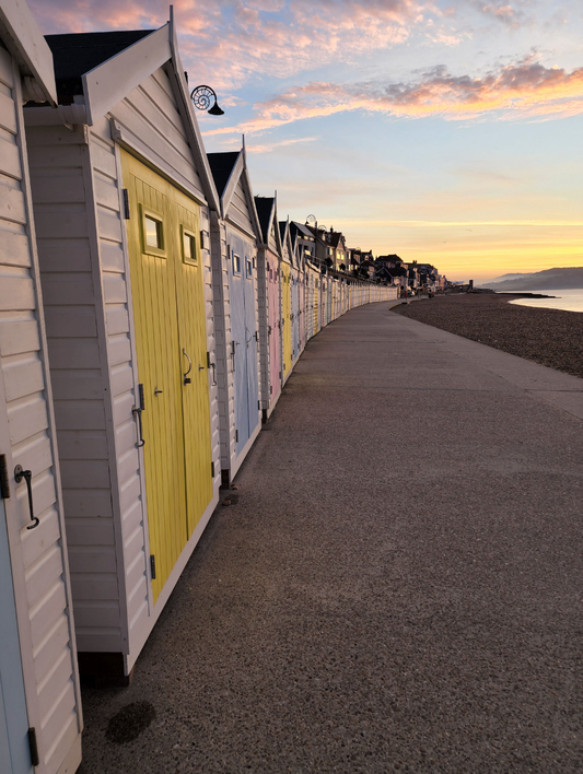 Seaside Beach Huts Line Up