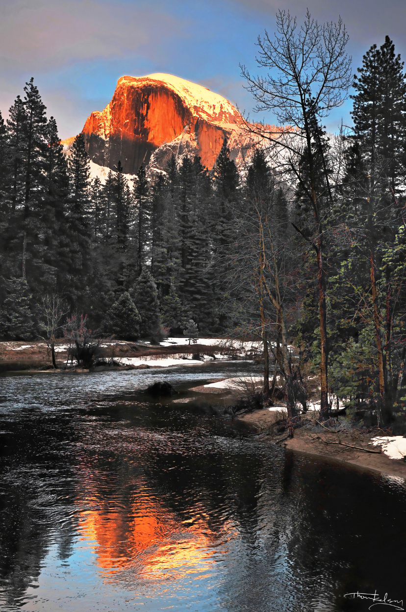 Half Dome Sunset