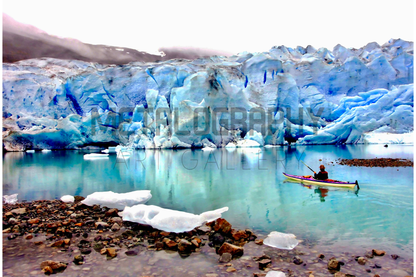 Alaskan Kayaker Reid Glacier