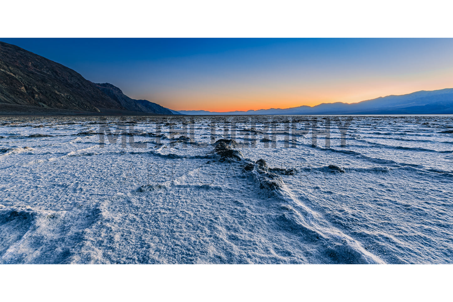 Last Light in Badwater