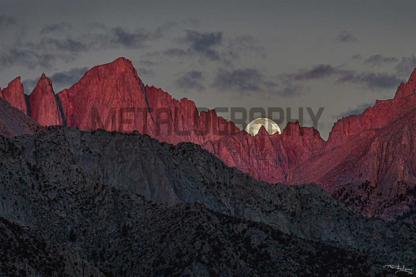 First Light, Setting Moon